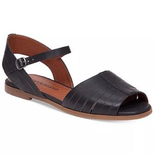 Lucky Brand Women's Black Channing Strappy Sandal Size 8.5